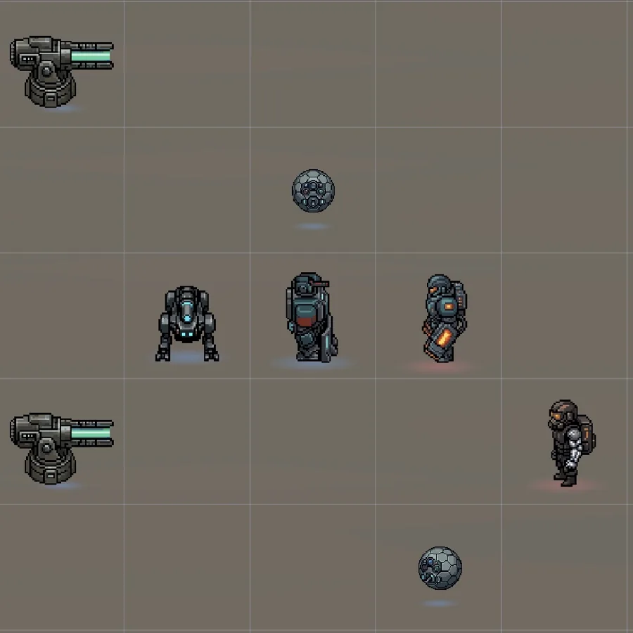 AstroHold: the dog, the sentry and two marines, close up