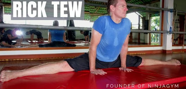 NinjaGym, Koh Samui. Still does the splits, still shows off.
