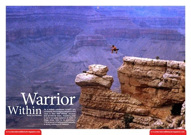 A flying kick over the Grand Canyon, in a magazine spread. Yes, I really did.