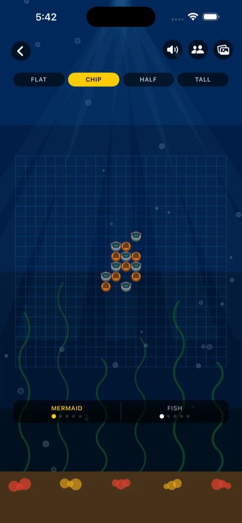 TEWGO gameplay, ocean board