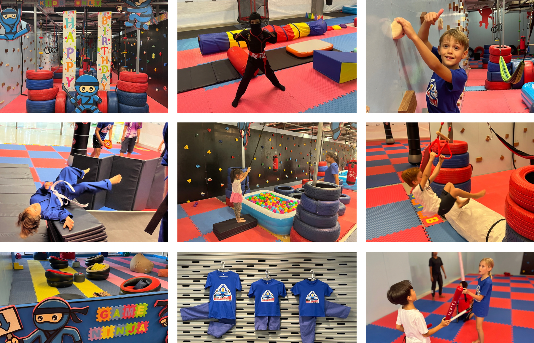 Kids martial arts training