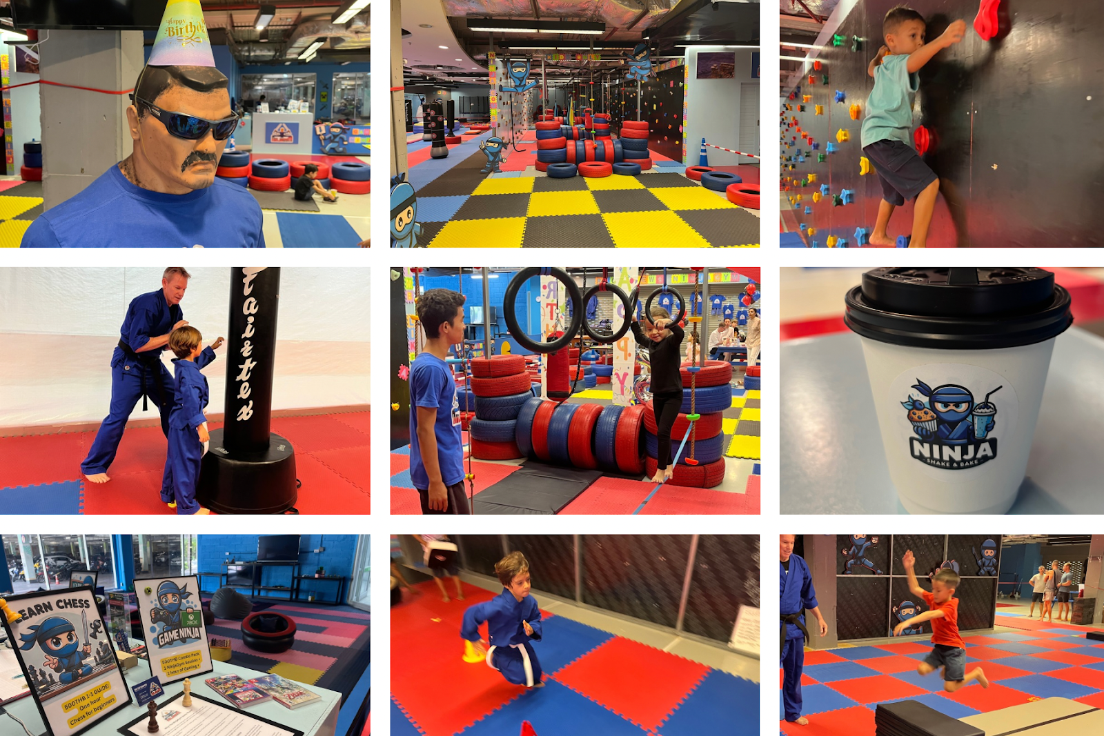 NinjaGym obstacle course