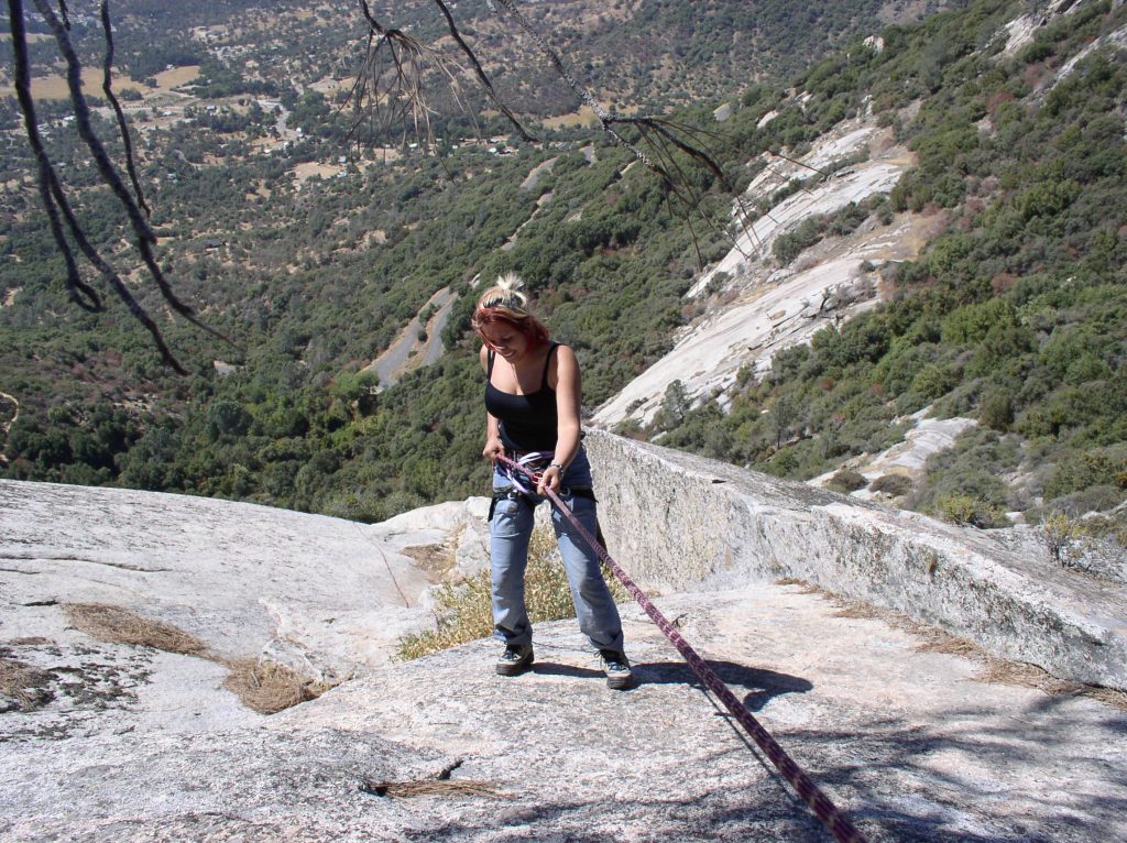 Canyon rappel