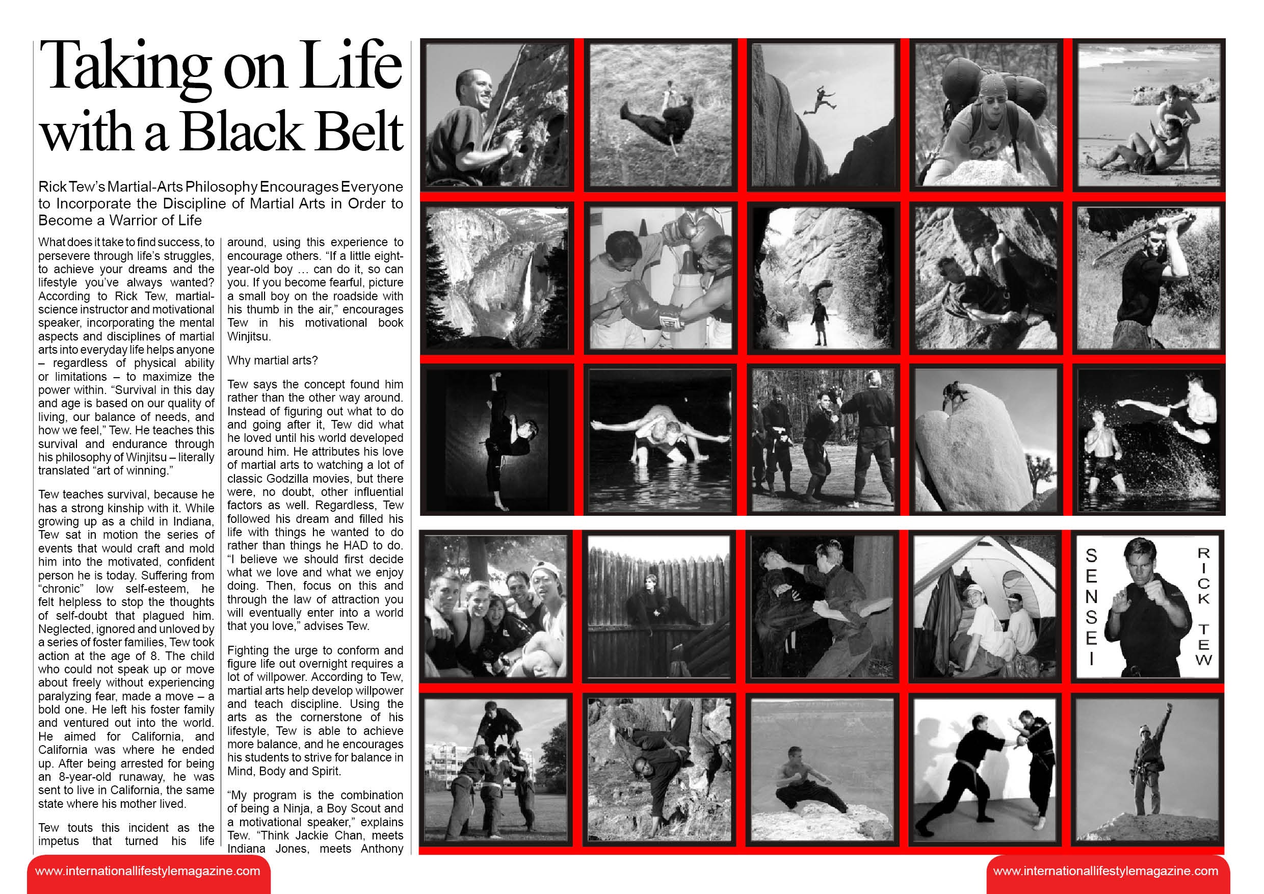 Magazine spread