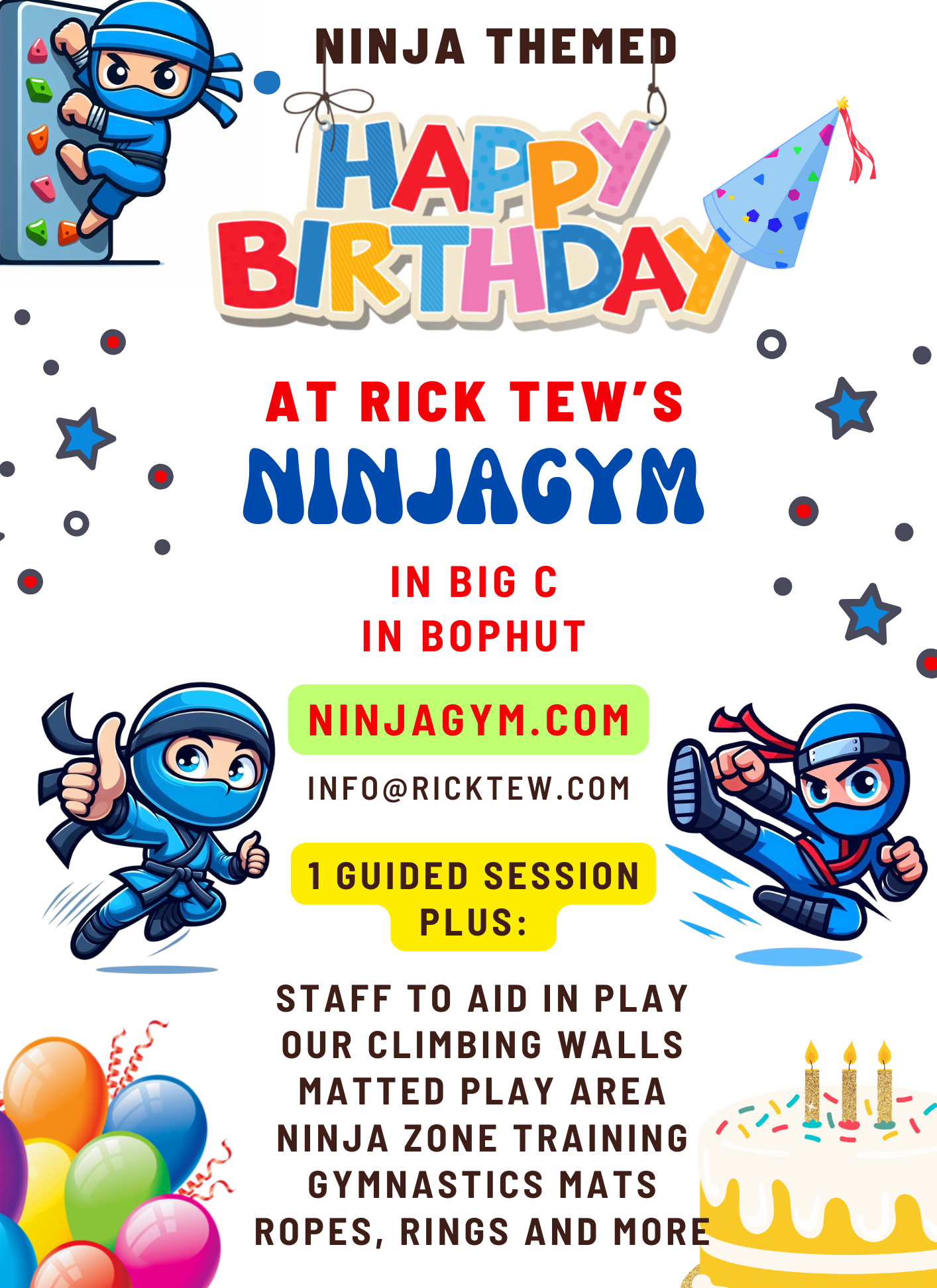 NinjaGym events