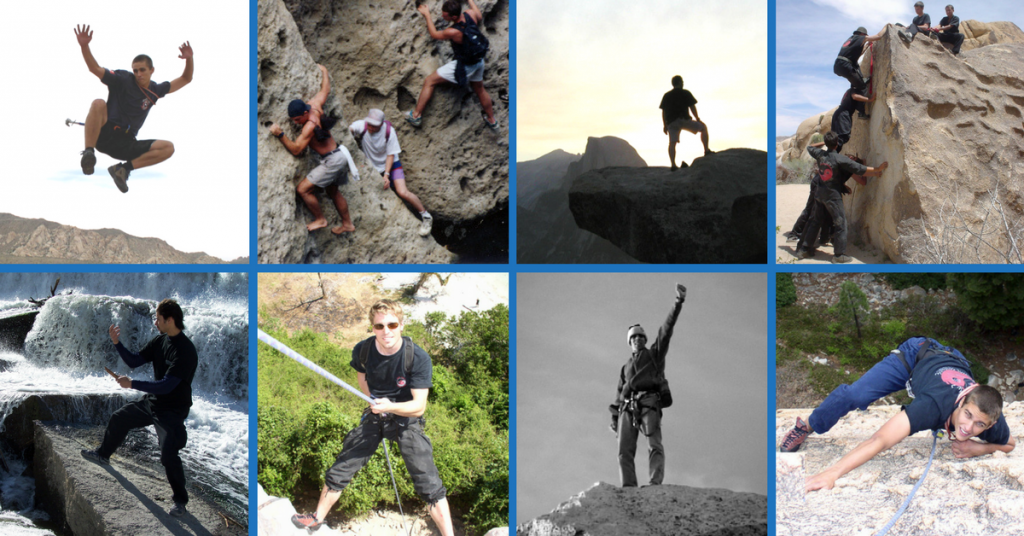 Travel photos collage