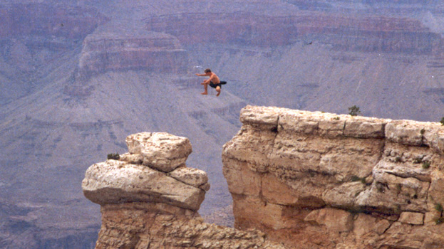 Rick Tew Grand Canyon jump